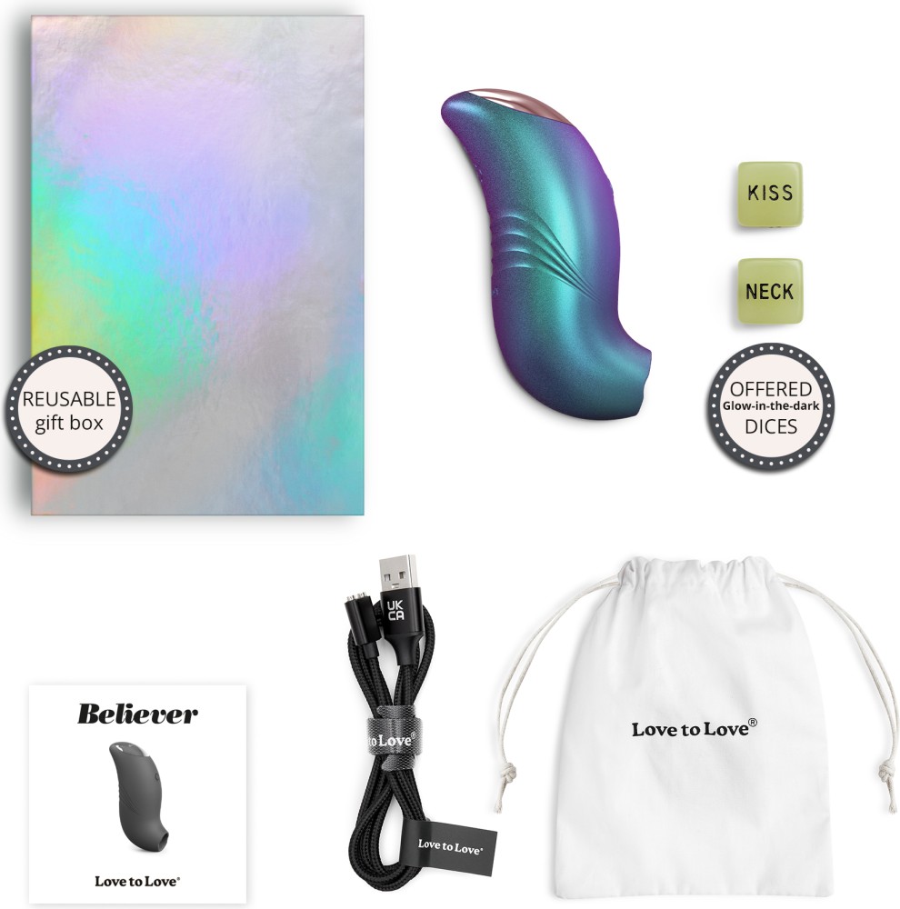 Love to Love Believer succhiaclitoride flapping iridescente