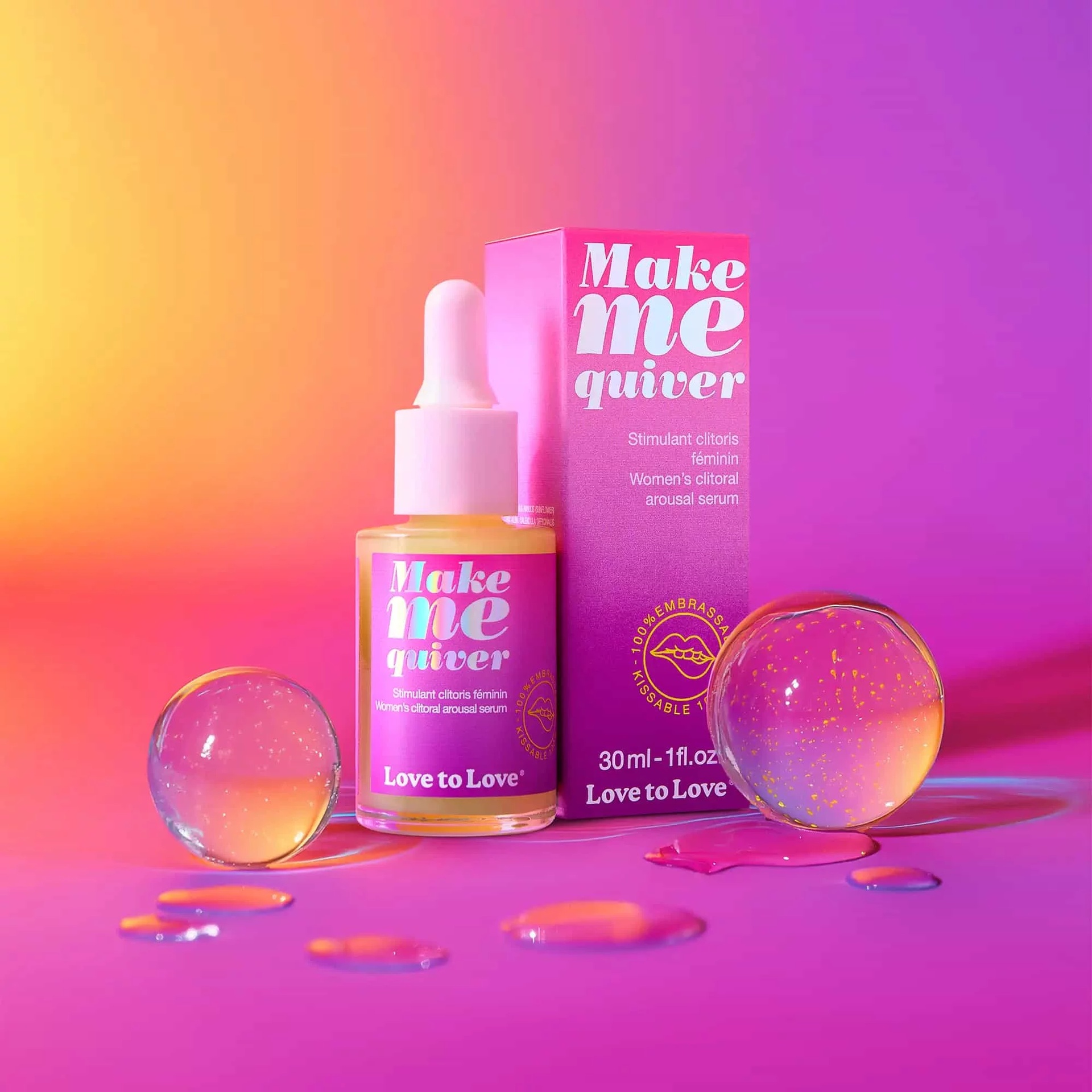 Love to Love Make Me Quiver gel clitorideo menta