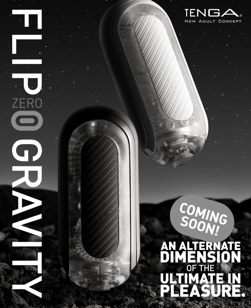 Tenga Flip Zero Gravity Black masturbatore uomo apribile