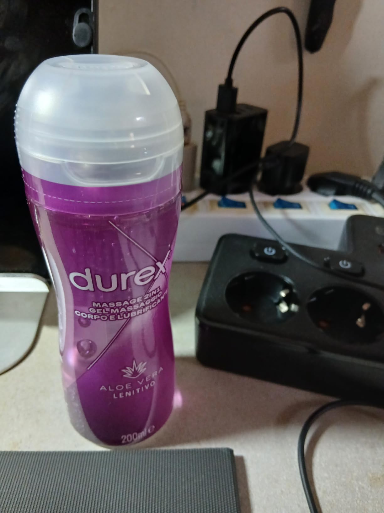 Durex Massage 2 in 1 gel massaggio e lubrificante 2x200 ml