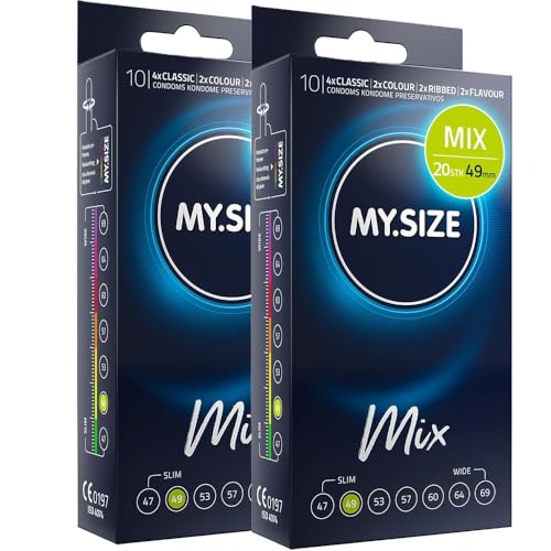MY.SIZE PRO Mix preservativi 49mm 20 pezzi assortiti