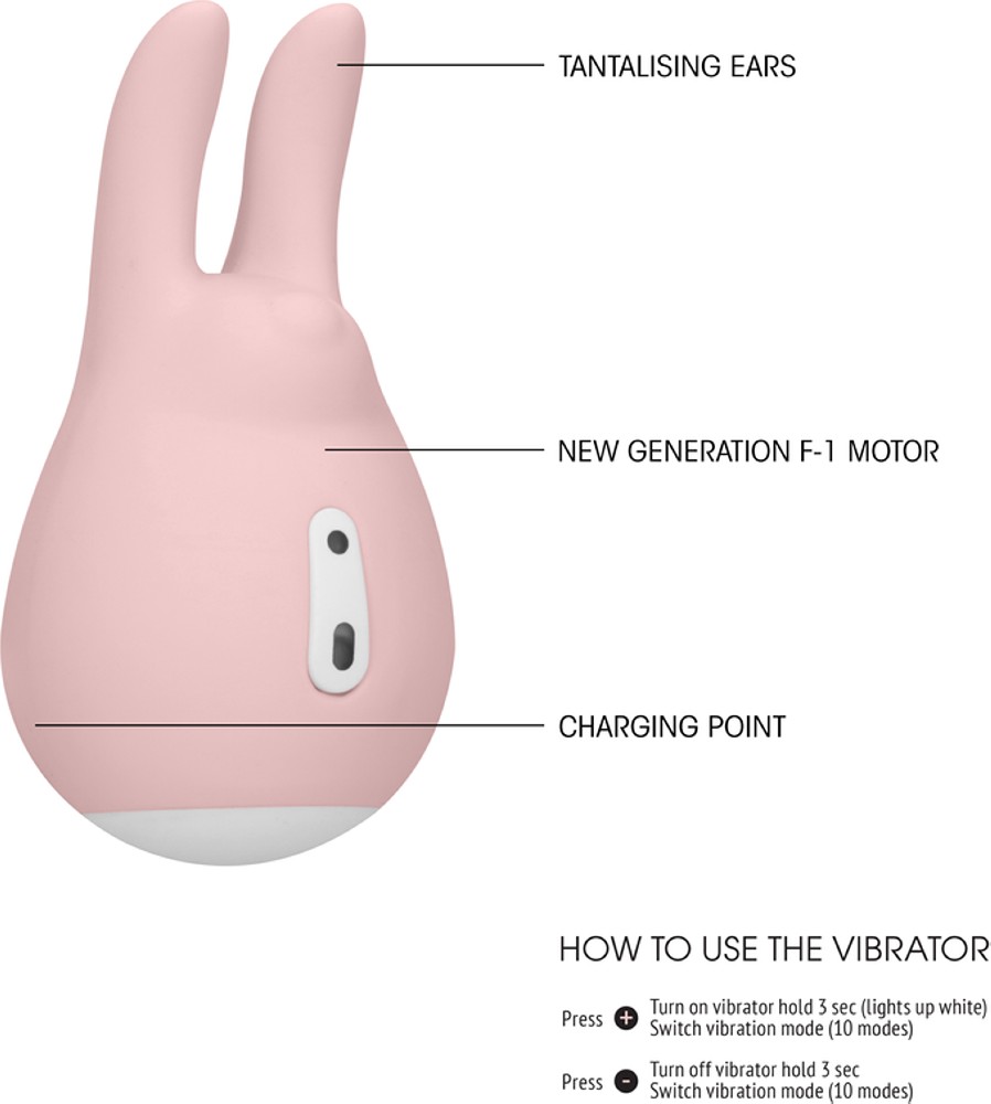 Loveline Love Bunny stimolatore clitorideo 10 vibrazioni