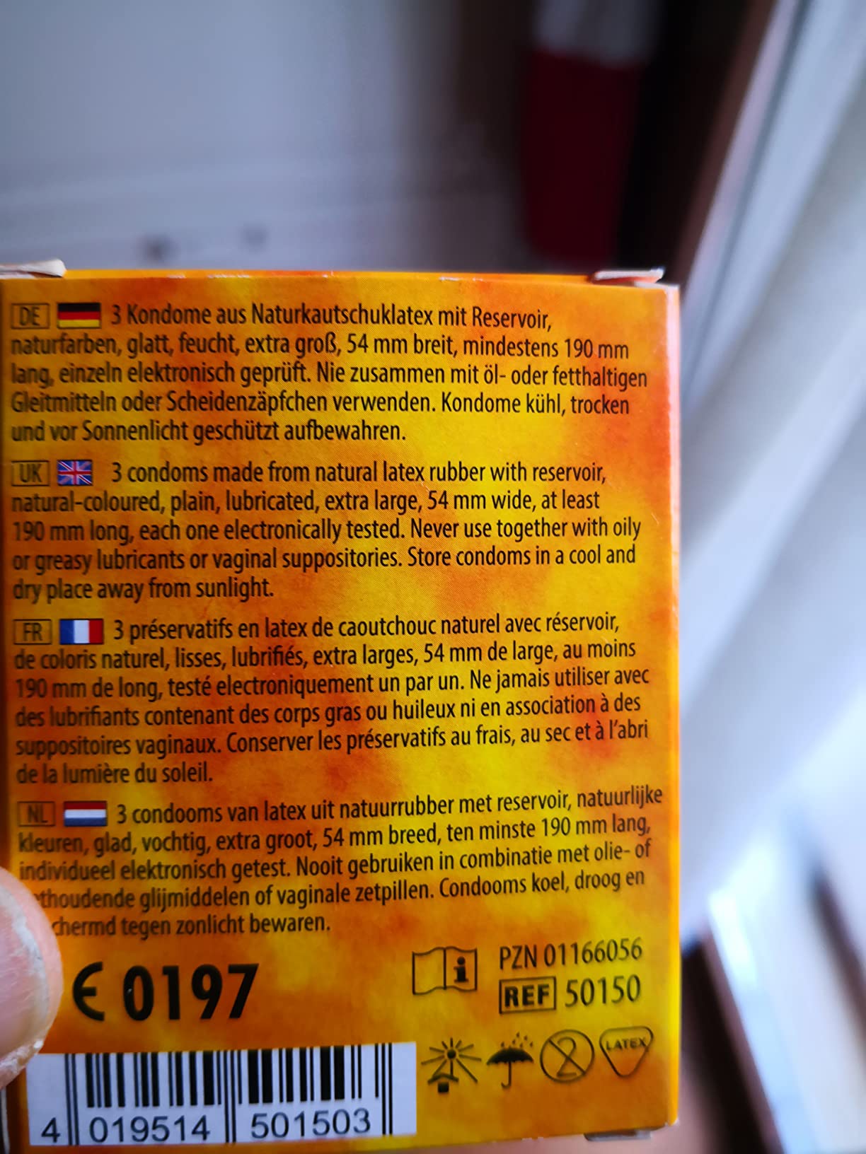 Amor XXL preservativi classici 3 pezzi larghi