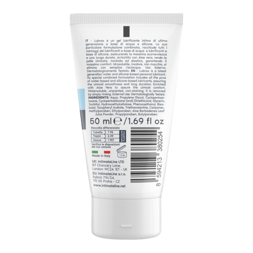 Intimateline Lubrax lubrificante misto 30 ml con aloe vera