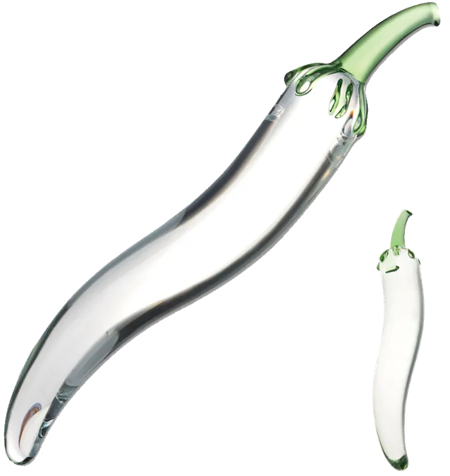 Glas Naturals Chili Peppers dildo in vetro borosilicato
