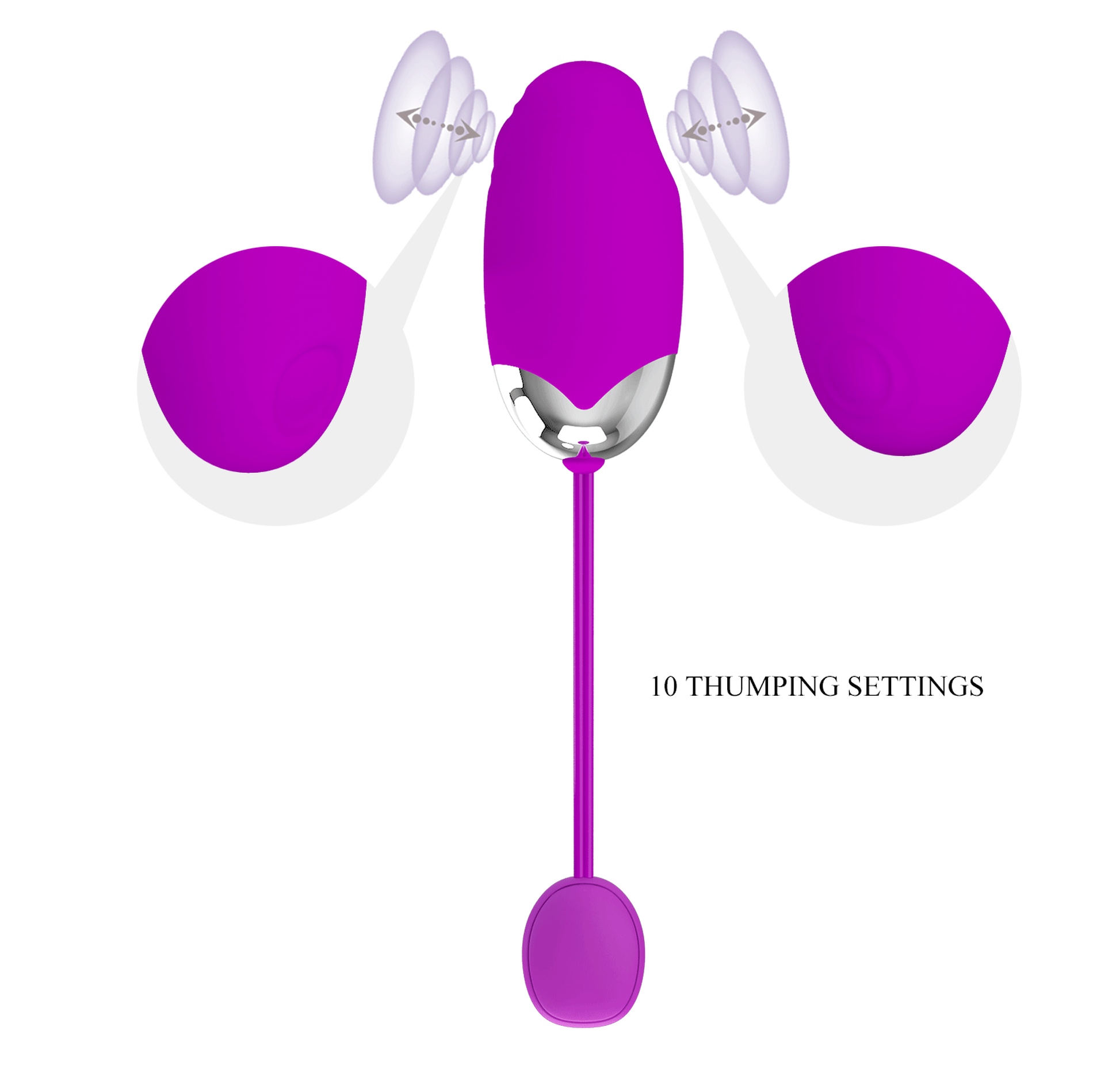Pretty Love Kaila ovetto vibrante con app e stimolatore clitorideo