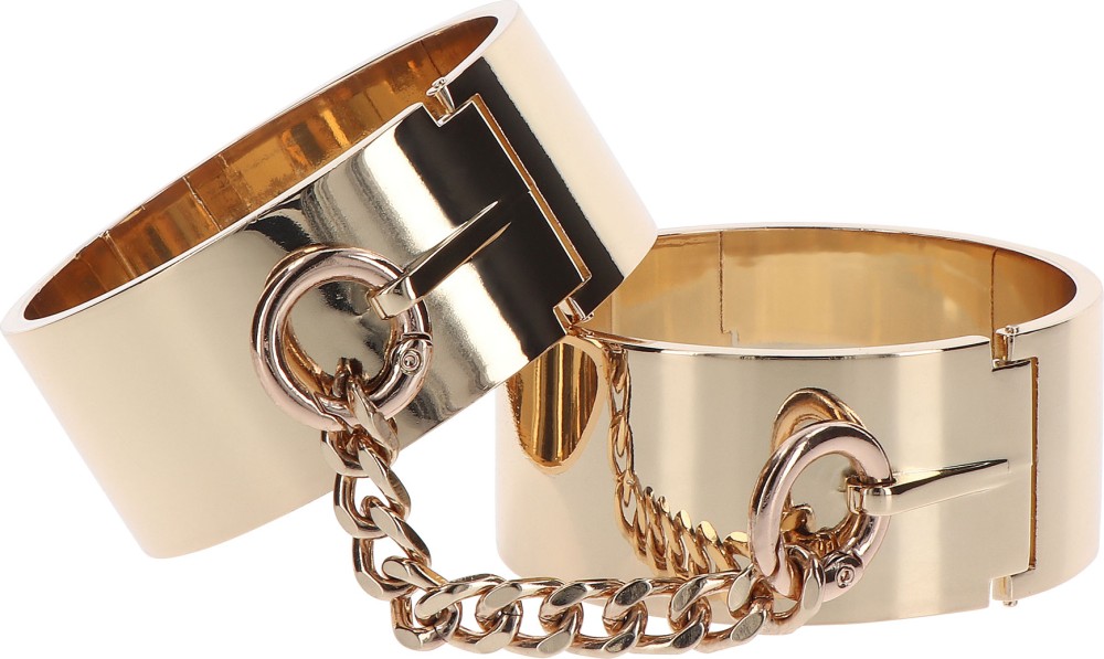 Taboom Dona Slave Wrist Cuffs polsini metallo
