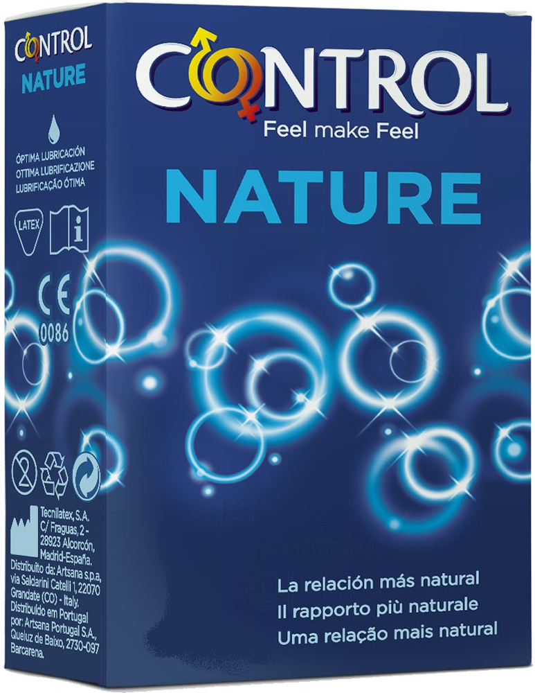 Control Adapta Nature Preservativo 3 pz Vestibilità Anatomica