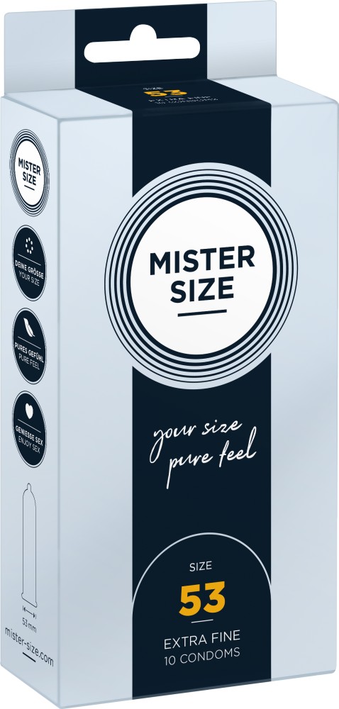 Mister Size 53 mm preservativi su misura 3 pezzi