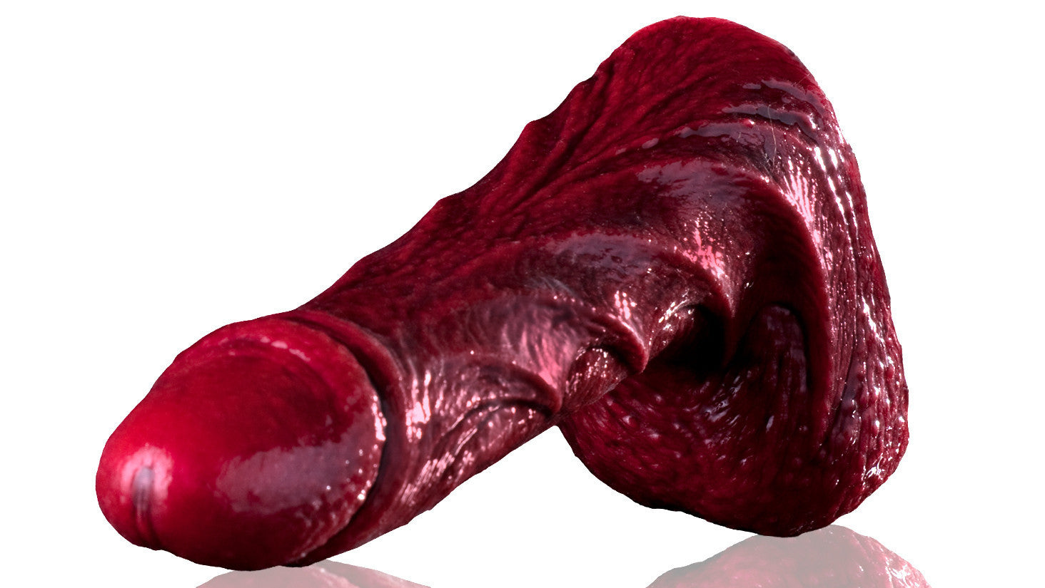 Fleshjack Freaks Drac dildo fantasy in silicone rosso