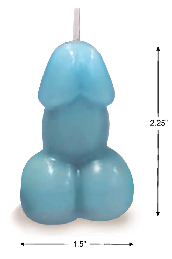 Little Genie Eden Candle candela fallica vaniglia 7,5 cm