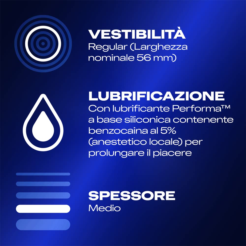 Durex Settebello Lunga Durata preservativi 36 pezzi