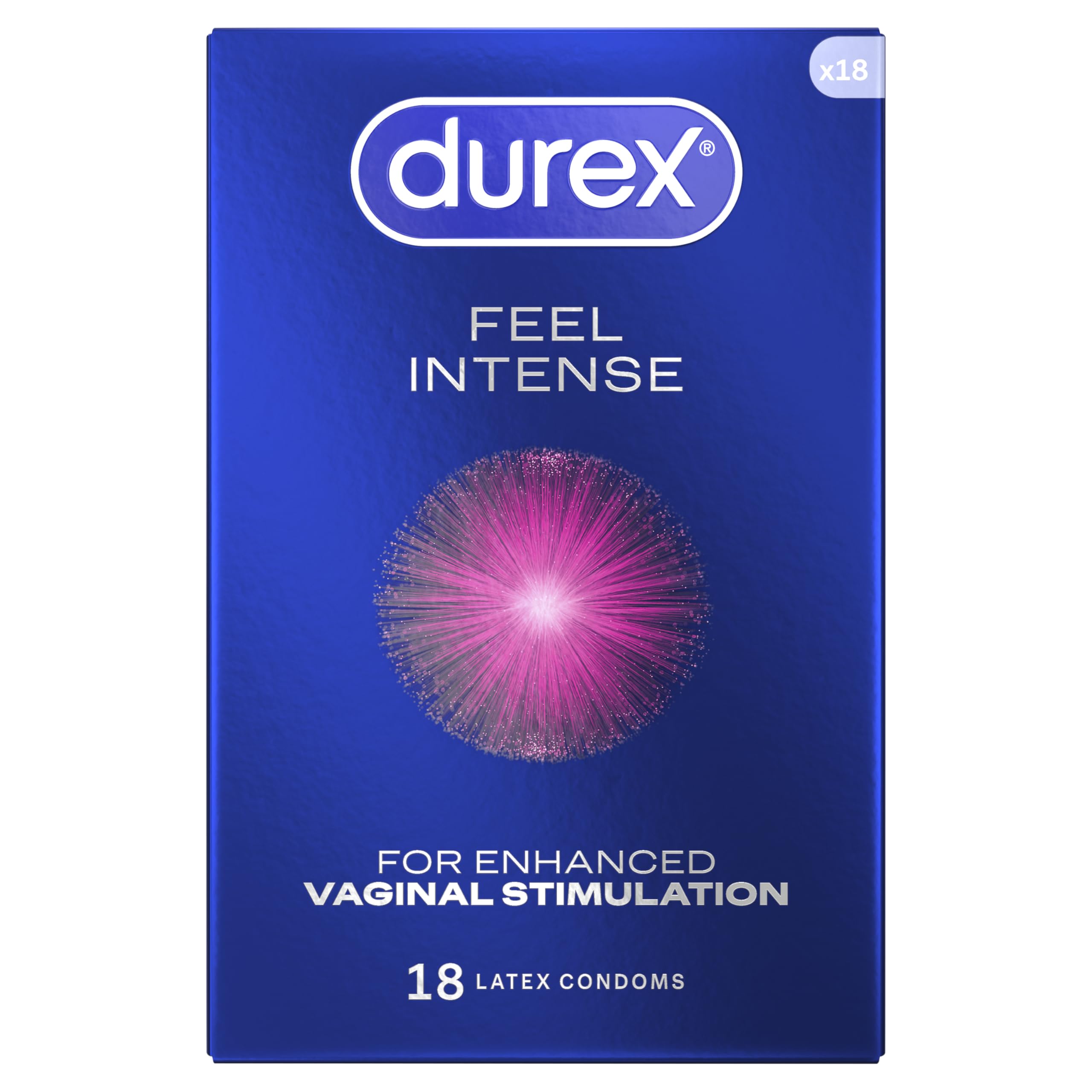 Durex Intense preservativi stimolanti 18 pezzi rilievi