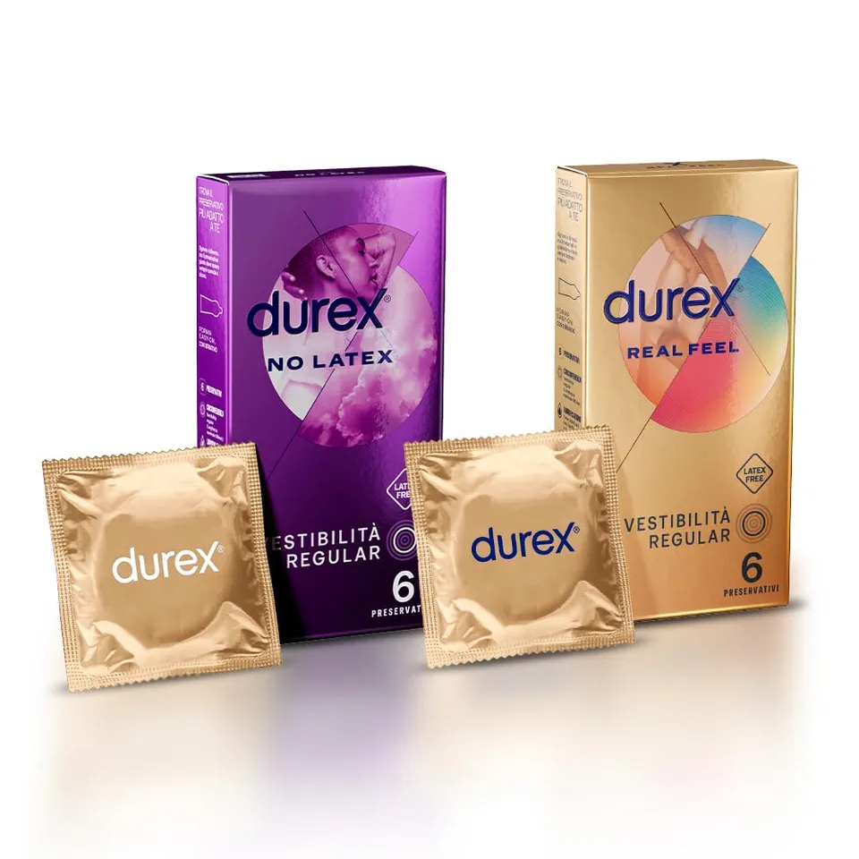 Durex Mix preservativi senza lattice 56 mm 12 pezzi