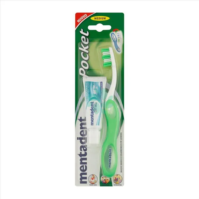 Mentadent Pocket Kit Viaggio dentifricio spazzolino