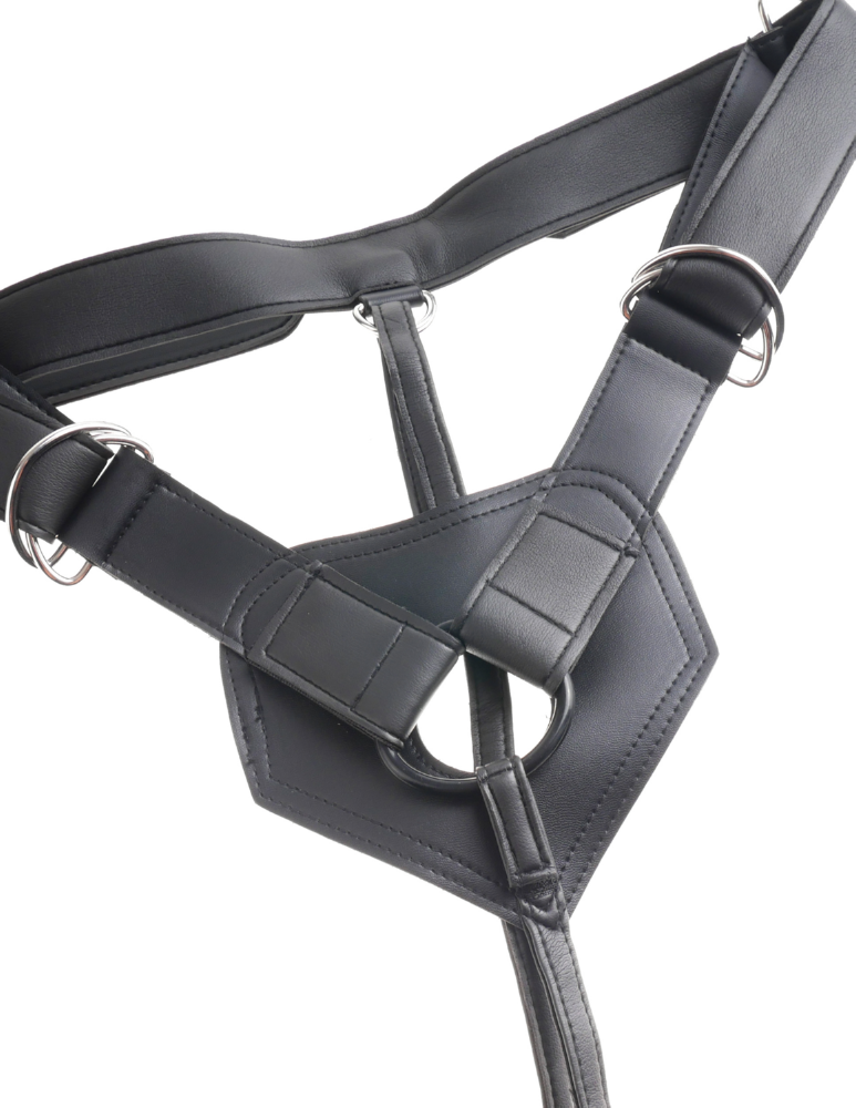 King Cock Strap-On Harness with Cock cintura fallica vinile