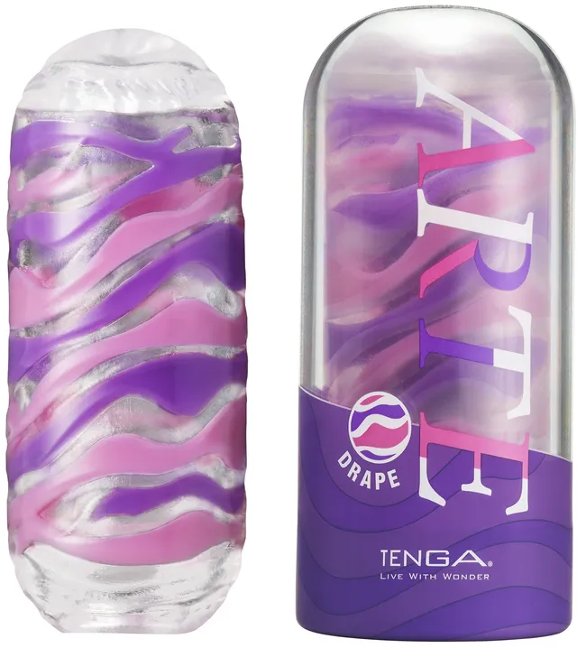 Tenga Arte Drape masturbatore uomo elastomero