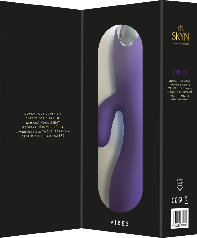 Skyn Vibes vibratore rabbit 20 vibrazioni ricaricabile