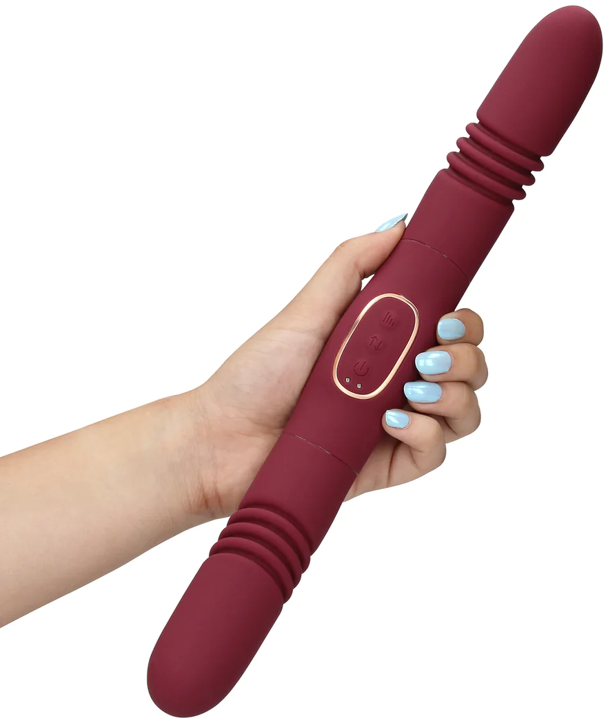 Loveline Double Sided Pulsatore Doppio 33cm Silicone