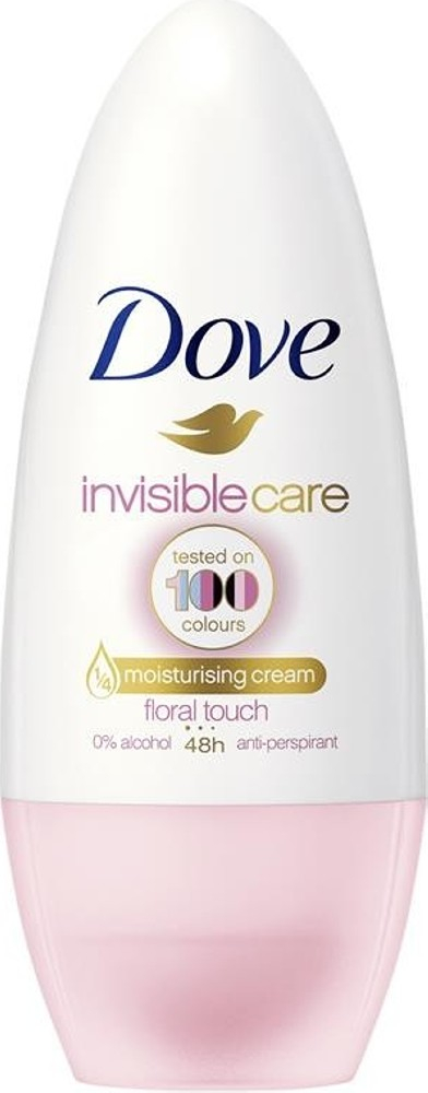 Dove Invisible Rosa deodorante roll-on 50 ml anti macchie