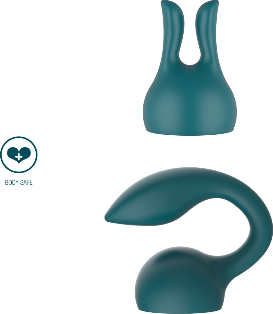 Xocoon Attachments testine wand massaggiatore 2 pz silicone
