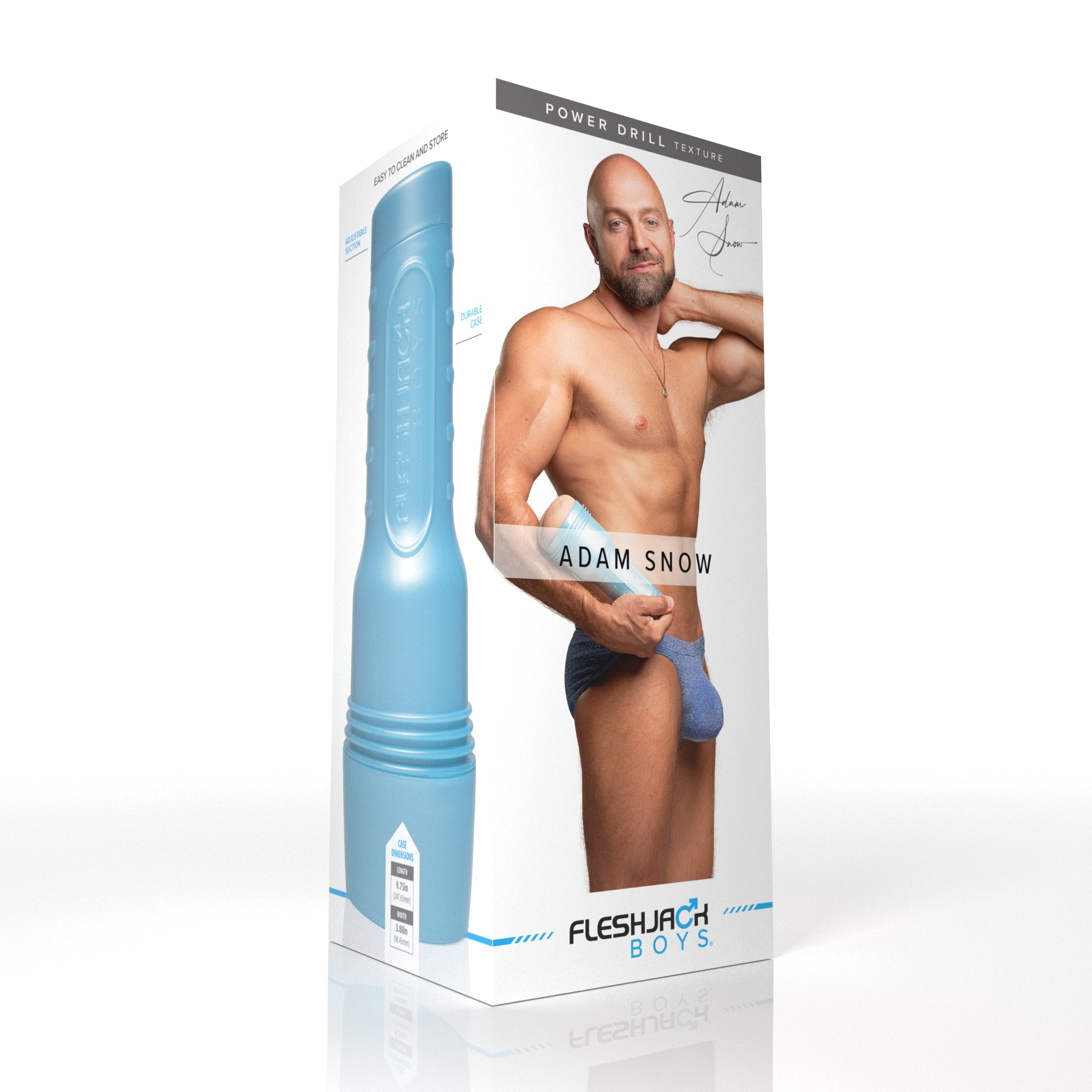 Fleshjack Adam Snow masturbatore Power Drill butt