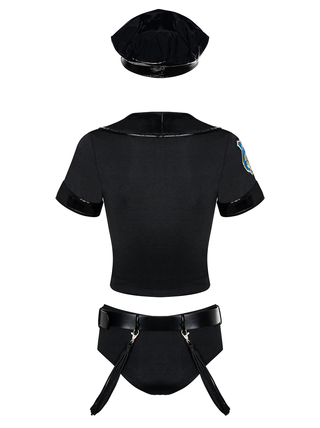 Obsessive Police Corset costume sexy poliziotta nero