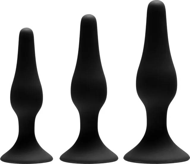 XR Brands Apprentice Anal Trainer set 3 butt plug