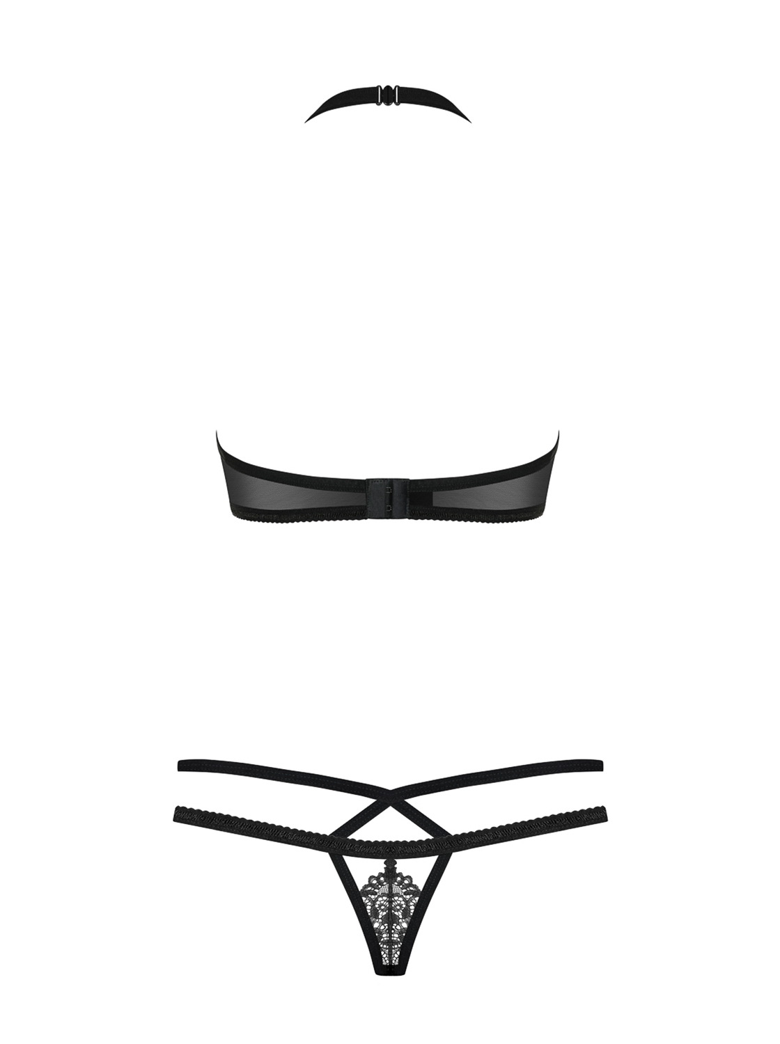 Obsessive 838-SET-1 completino intimo in pizzo con perizoma