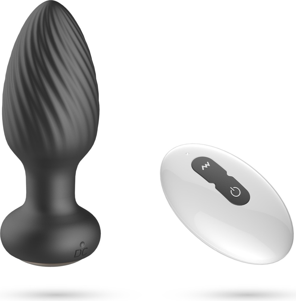 Crushious Twister plug anale vibrante rotante telecomando