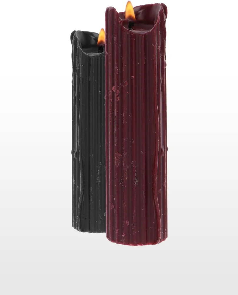 Taboom Drip Candles candele bondage cera 2 pezzi nero rosso