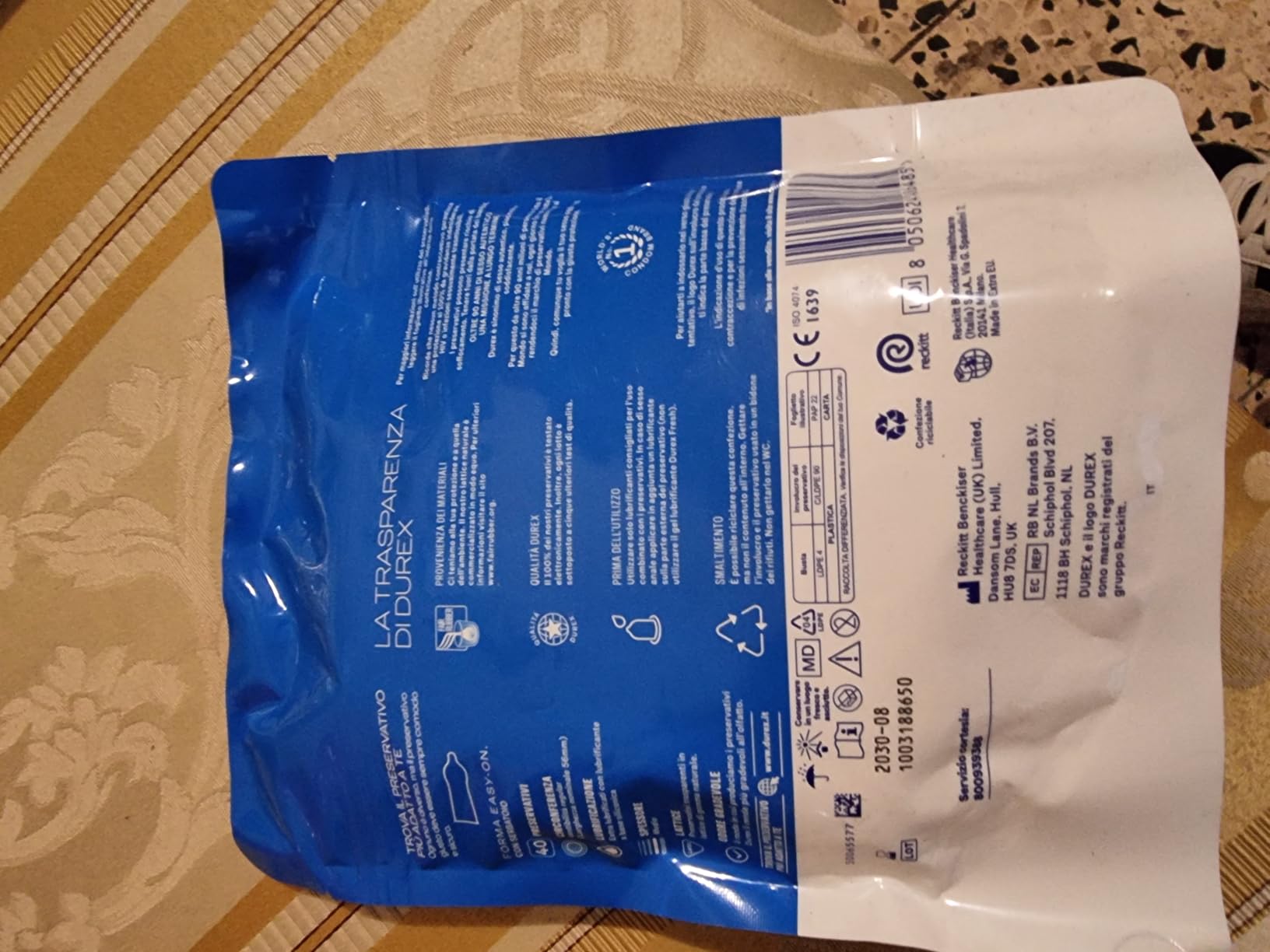Durex Settebello Jeans preservativi classici 56 mm 40 pezzi regular