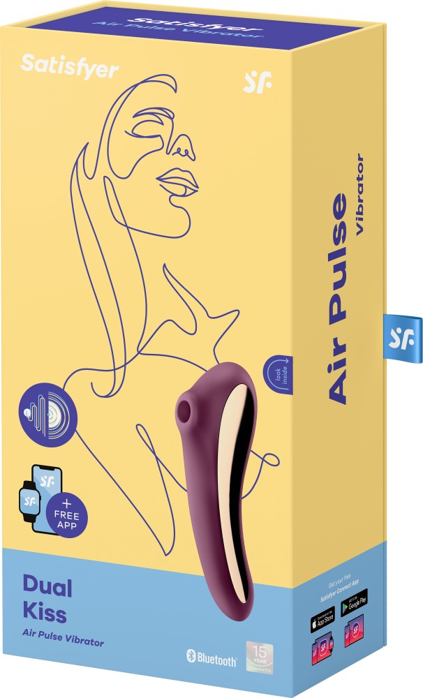 Satisfyer Dual Kiss succhiaclitoride vibratore punto G