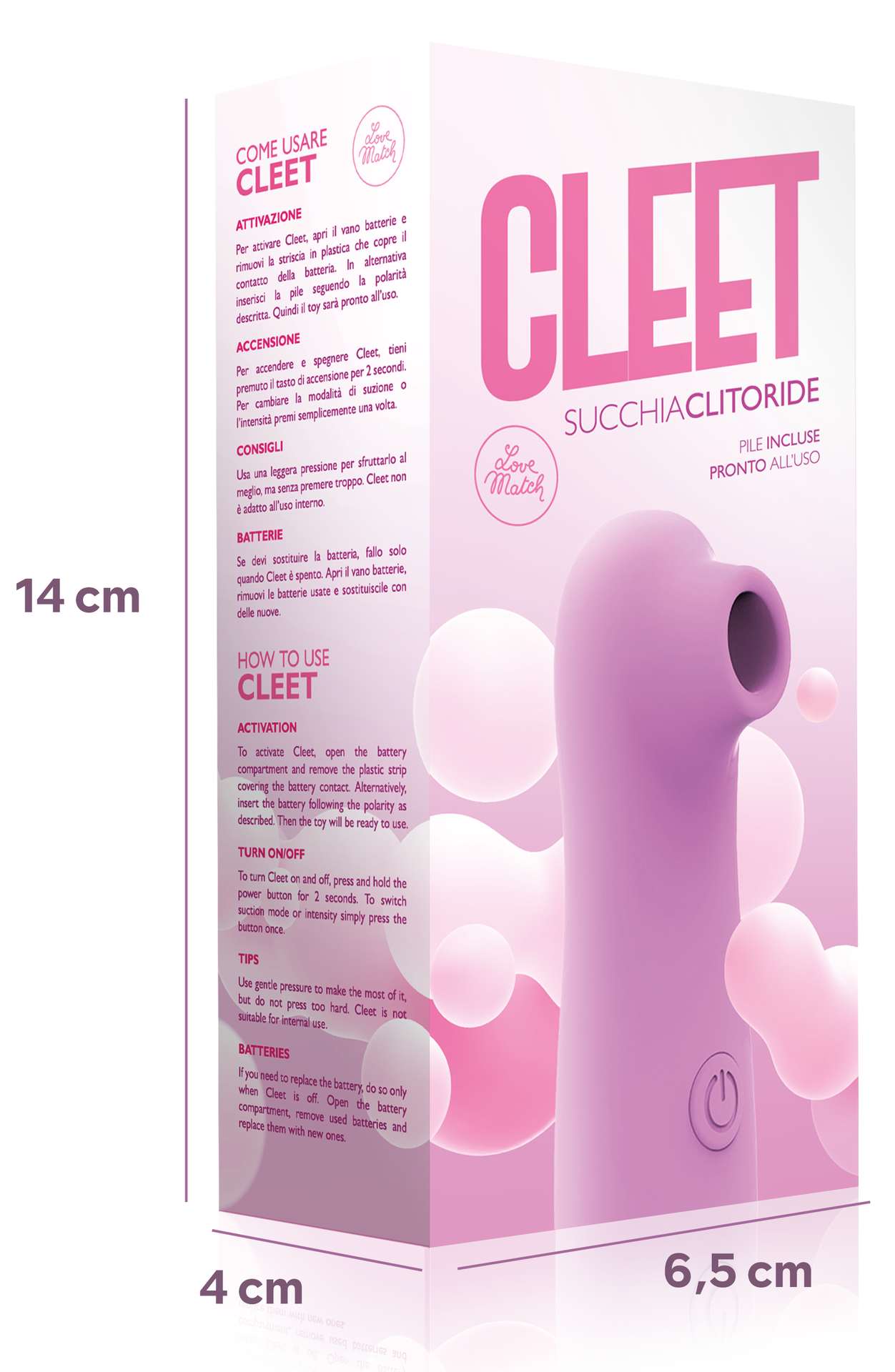 Love Match Cleet succhiaclitoride 10 modalità ABS vellutato