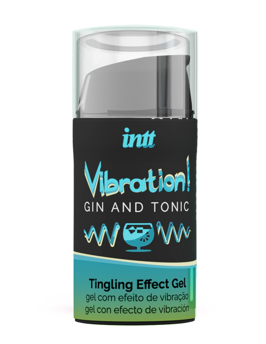 Intt Liquid Vibrator Gin & Tonic gel stimolante effetto freddo