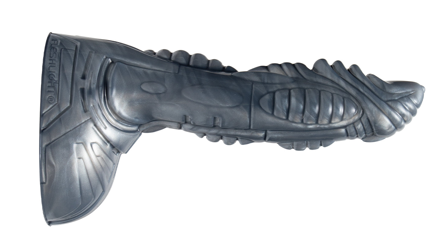Fleshjack Cyborg Silver dildo silicone 19 cm