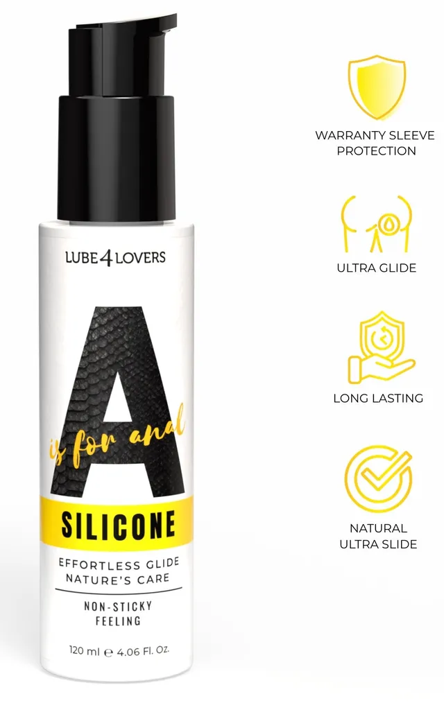 Lube4Lovers A is for Silicone lubrificante anale 120 ml
