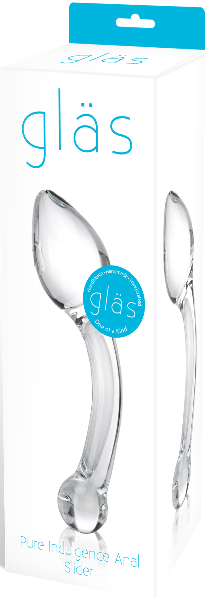 Glas Pure Indulgence plug anale in vetro trasparente
