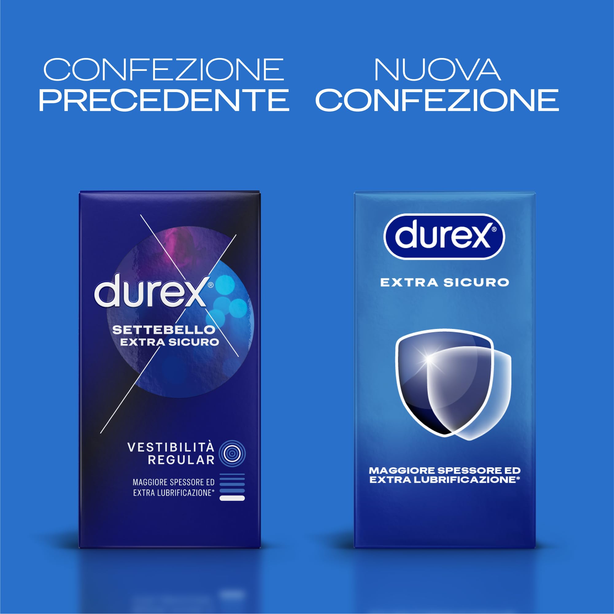 Durex Settebello Extra Sicuro preservativi 10 pz spessi