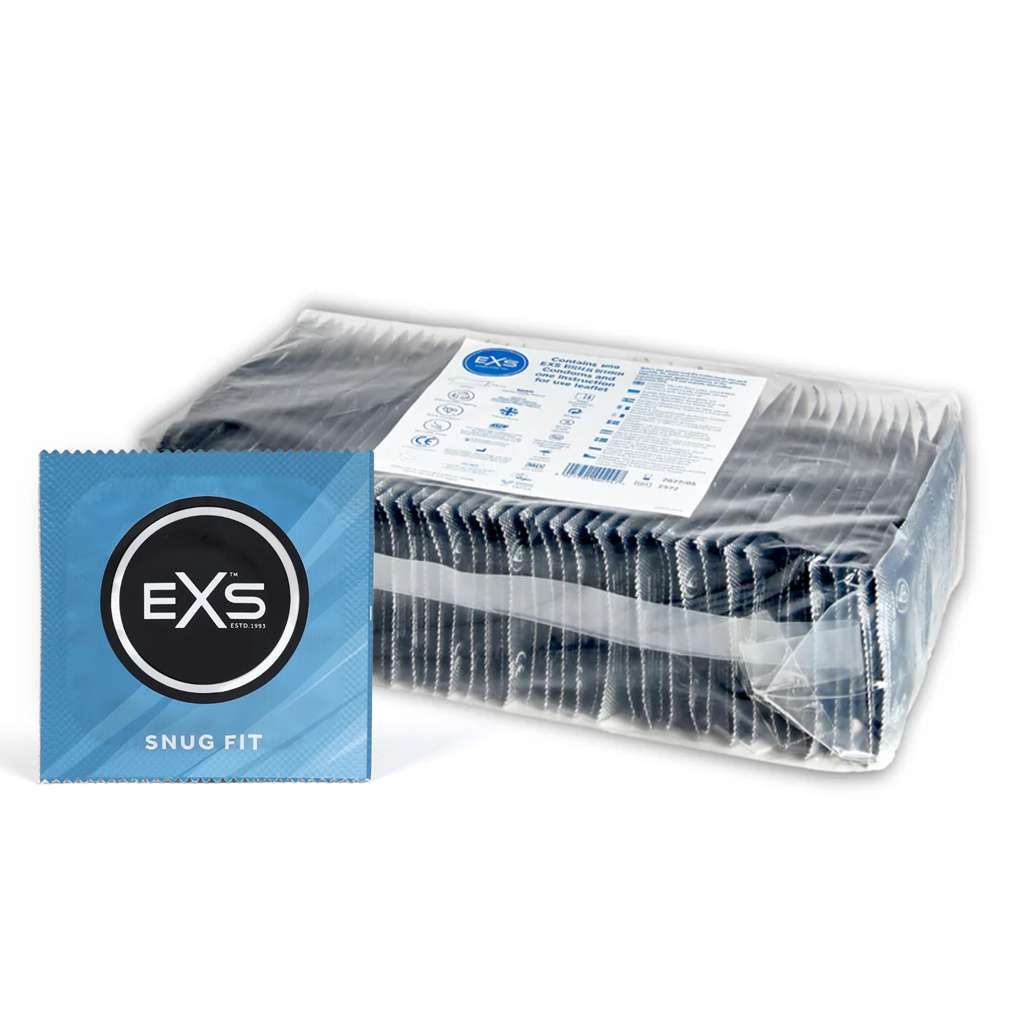 EXS Snug Fit preservativi aderenti 144 pezzi vegan