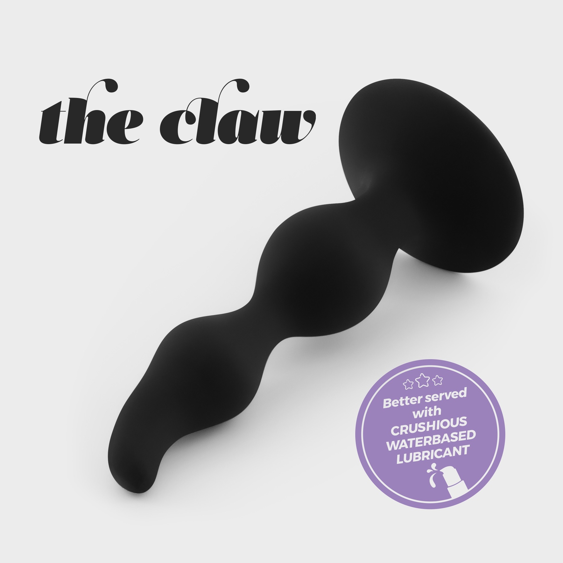 Crushious The Claw plug anale silicone 11 cm punto P
