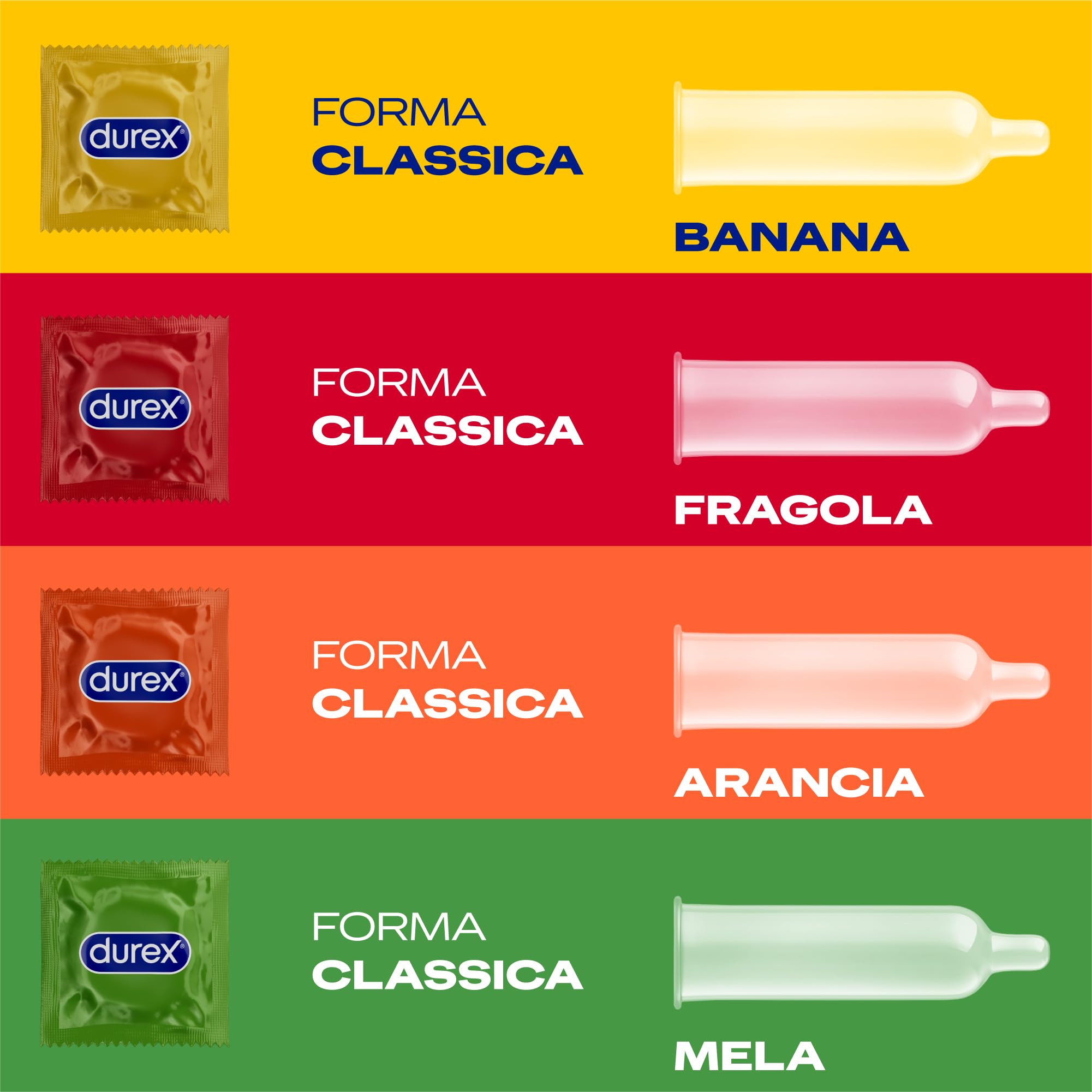 Durex Tropical preservativi aromatizzati 6 pezzi frutta