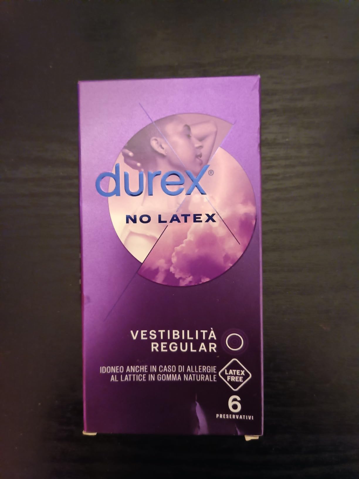 Durex No Latex preservativi senza lattice 6 pezzi