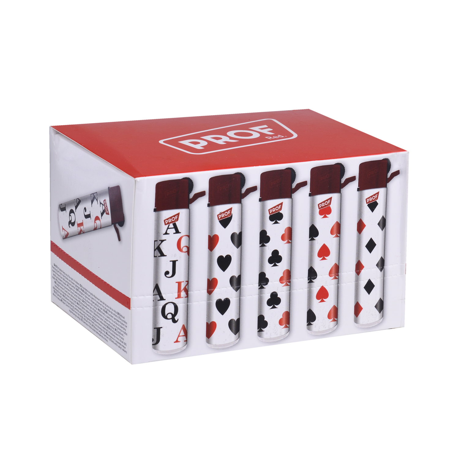 Flint DL-25 Playing Cards accendino elettronico 25 pz