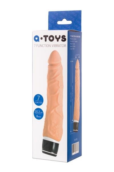 A-toys 761039 vibratore realistico silicone 7 vibrazioni