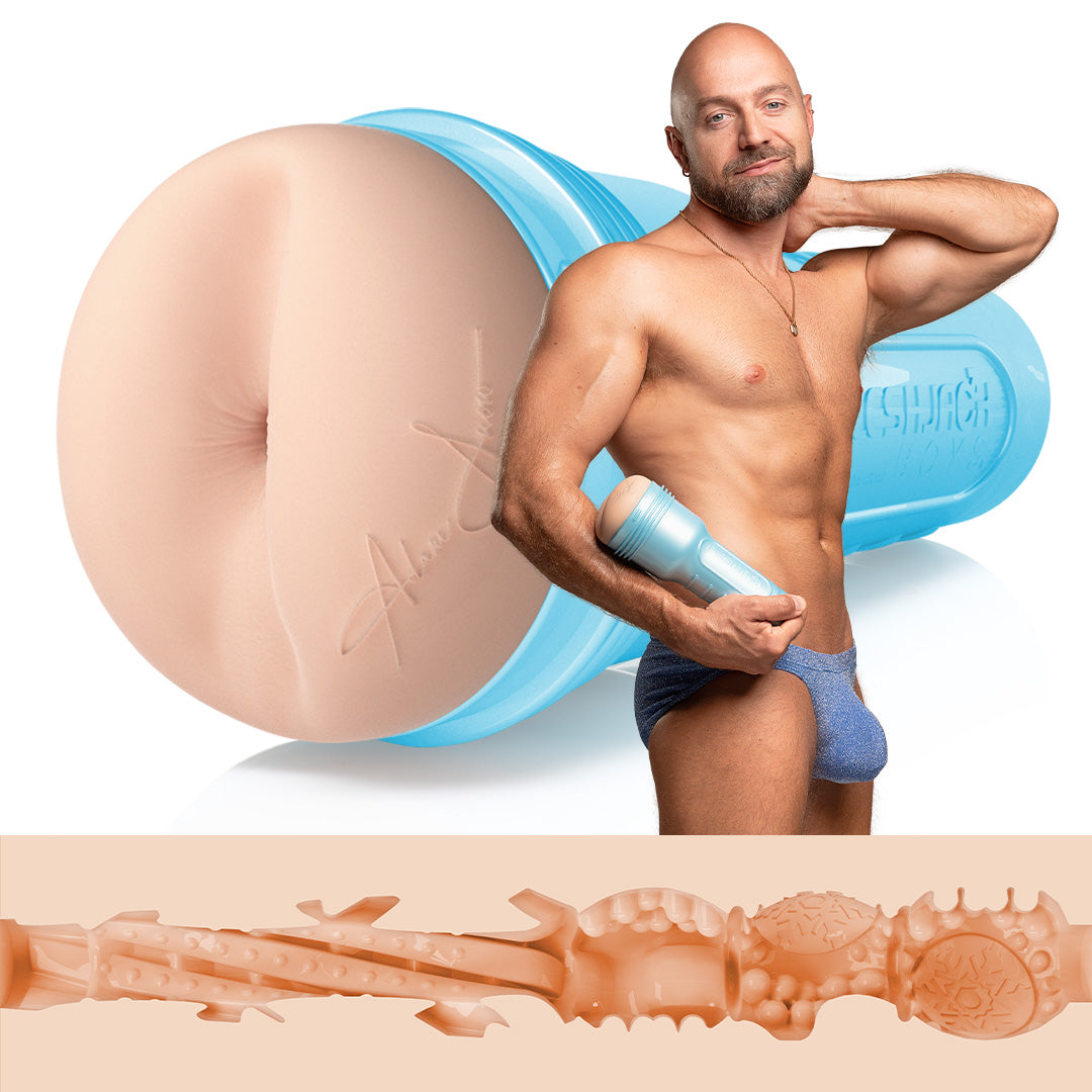 Fleshjack Adam Snow masturbatore Power Drill butt