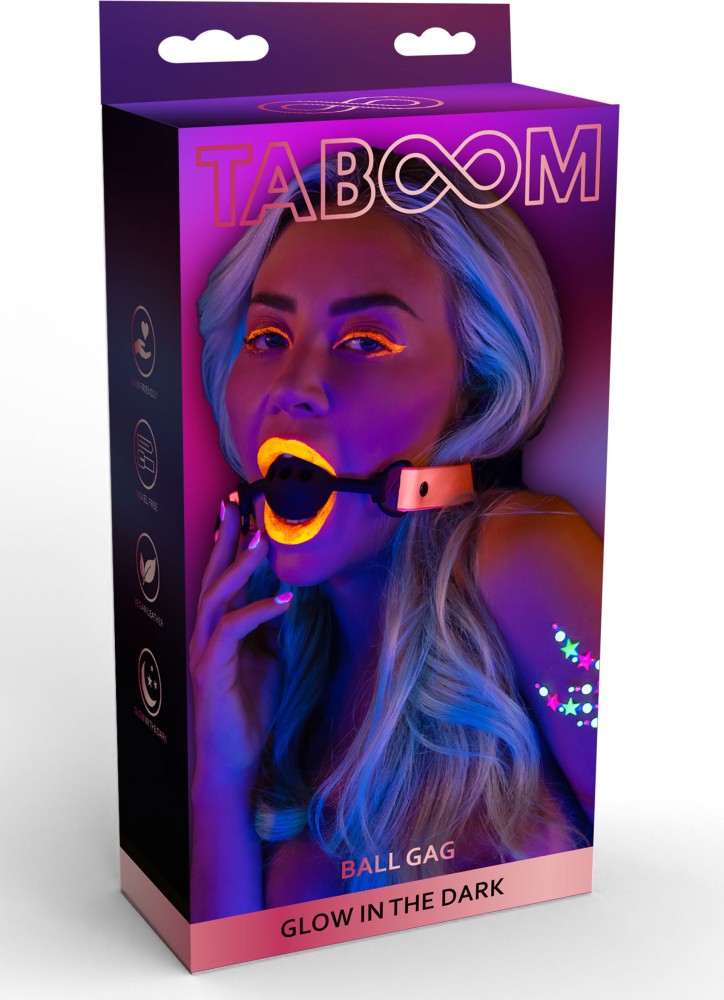 Taboom Ball Gag bavaglio fosforescente glow in the dark