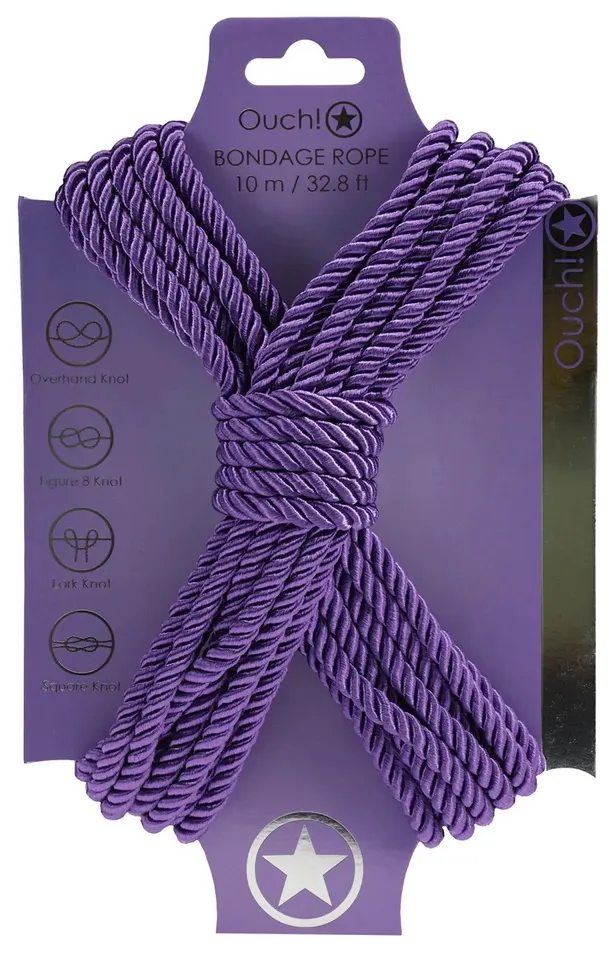 Ouch! Polyester Bondage Rope corda shibari viola 10 m