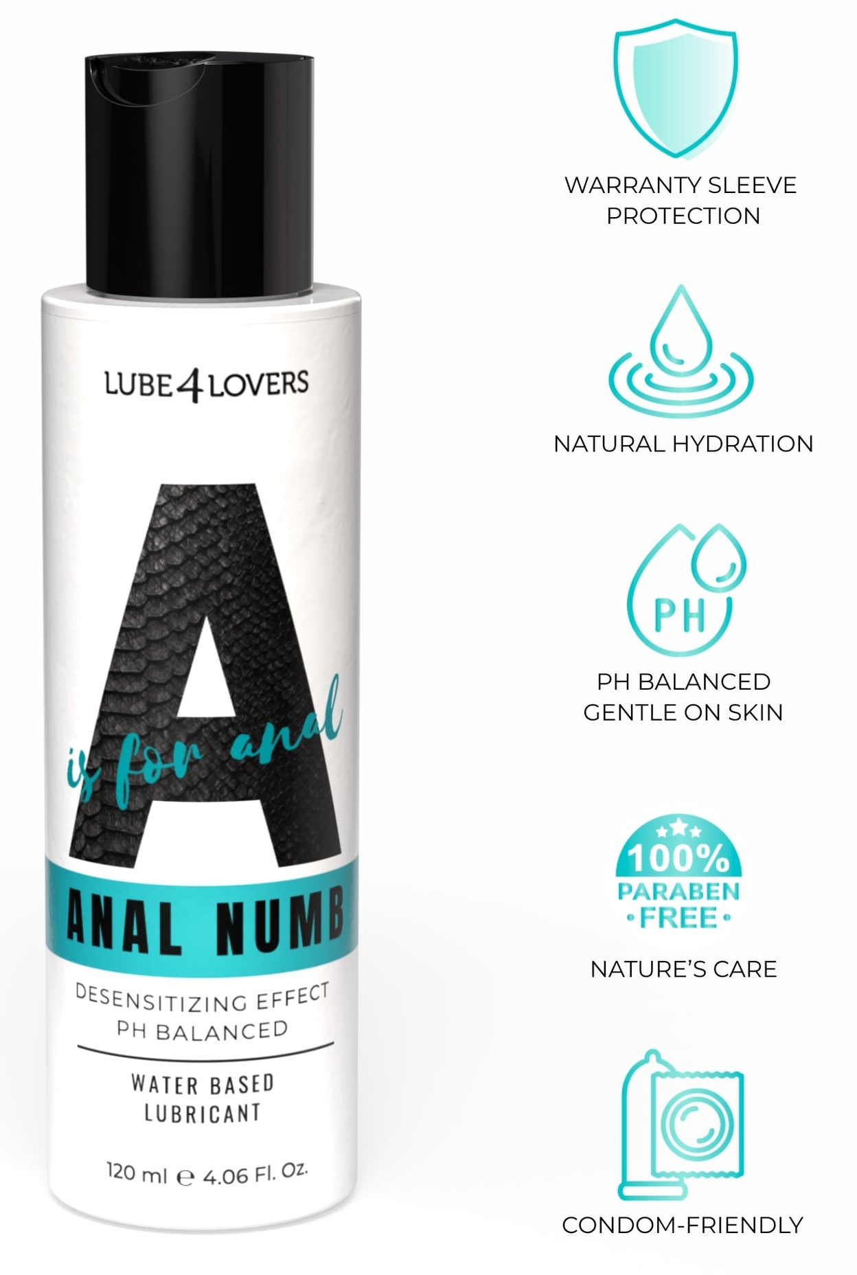Lube4Lovers Anal Numb Lubrificante Anale 120ml