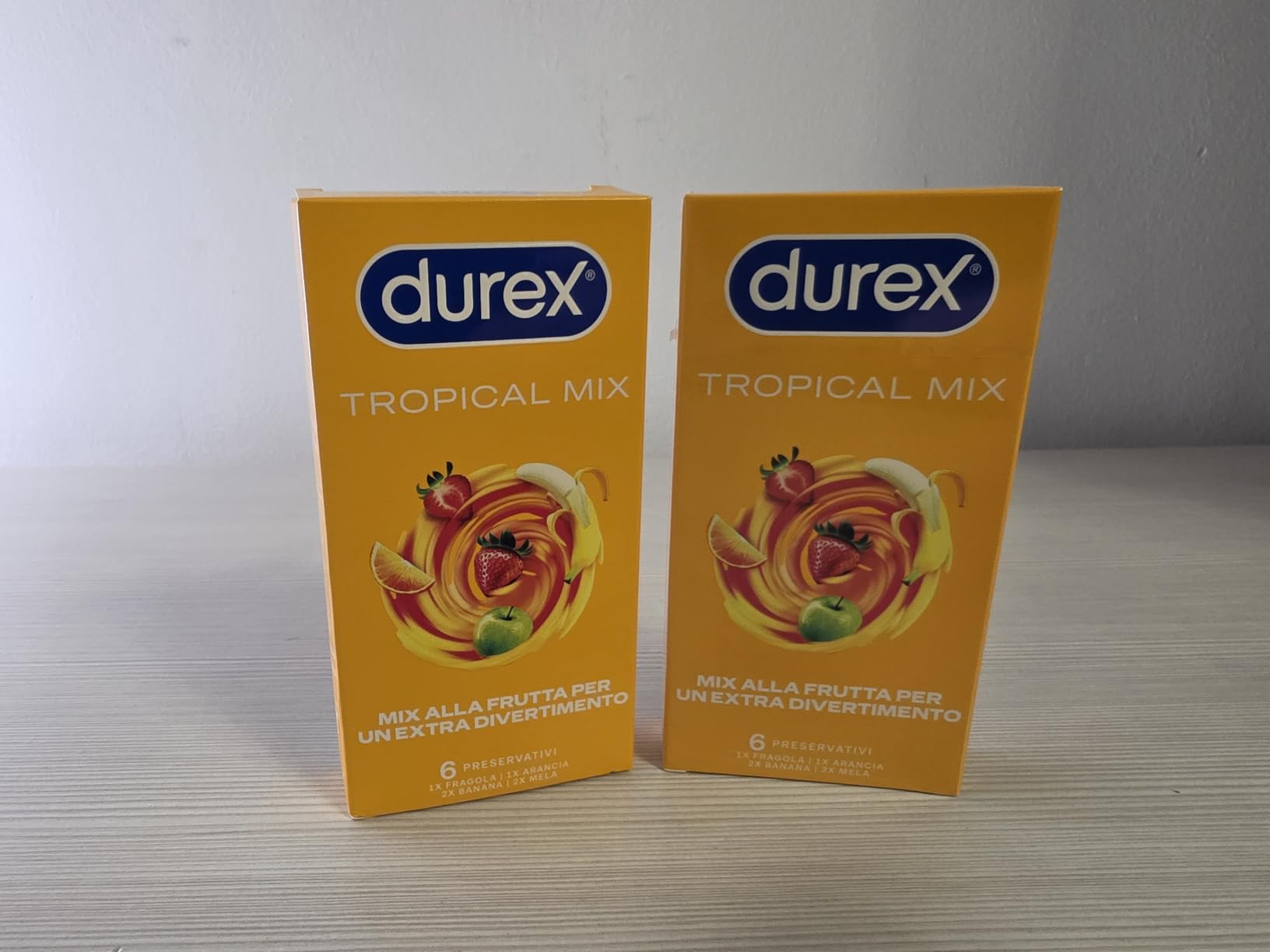 Durex Tropical preservativi 12 pz aromatizzati frutta